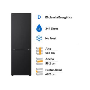 Refrigerador Bottom Freezer LG GB37BPT.AEPPECL / No Frost / 344 Litros / D